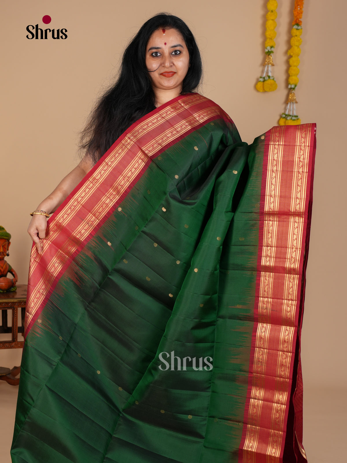 Soft Silk Saree - EDS08056 - Shop on Shrus.com