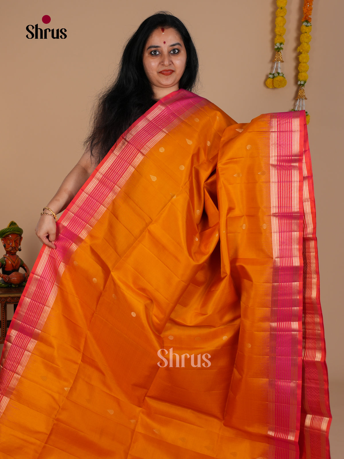 Soft Silk Saree - EDS08057 - Shop on Shrus.com