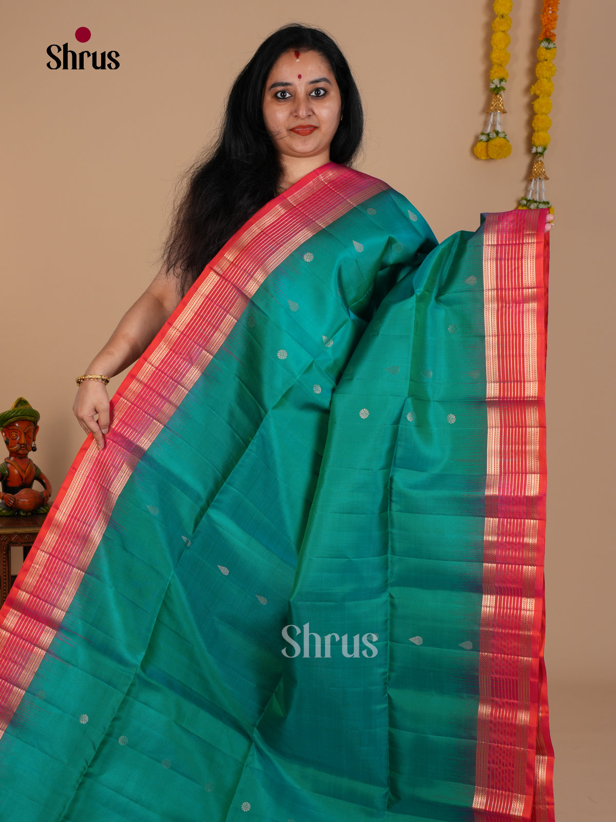 Soft Silk Saree - EDS08058 - Shop on Shrus.com