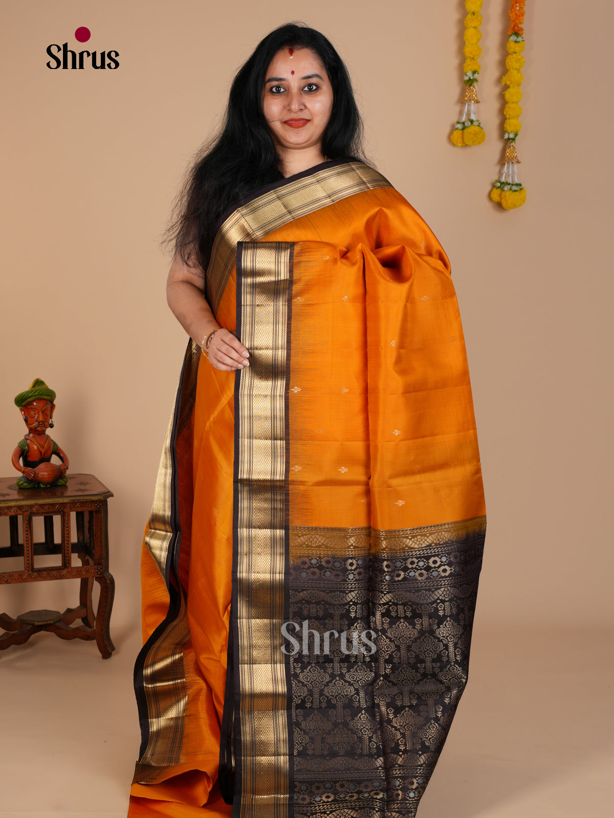 Soft Silk Saree - EDS08059 - Shop on Shrus.com