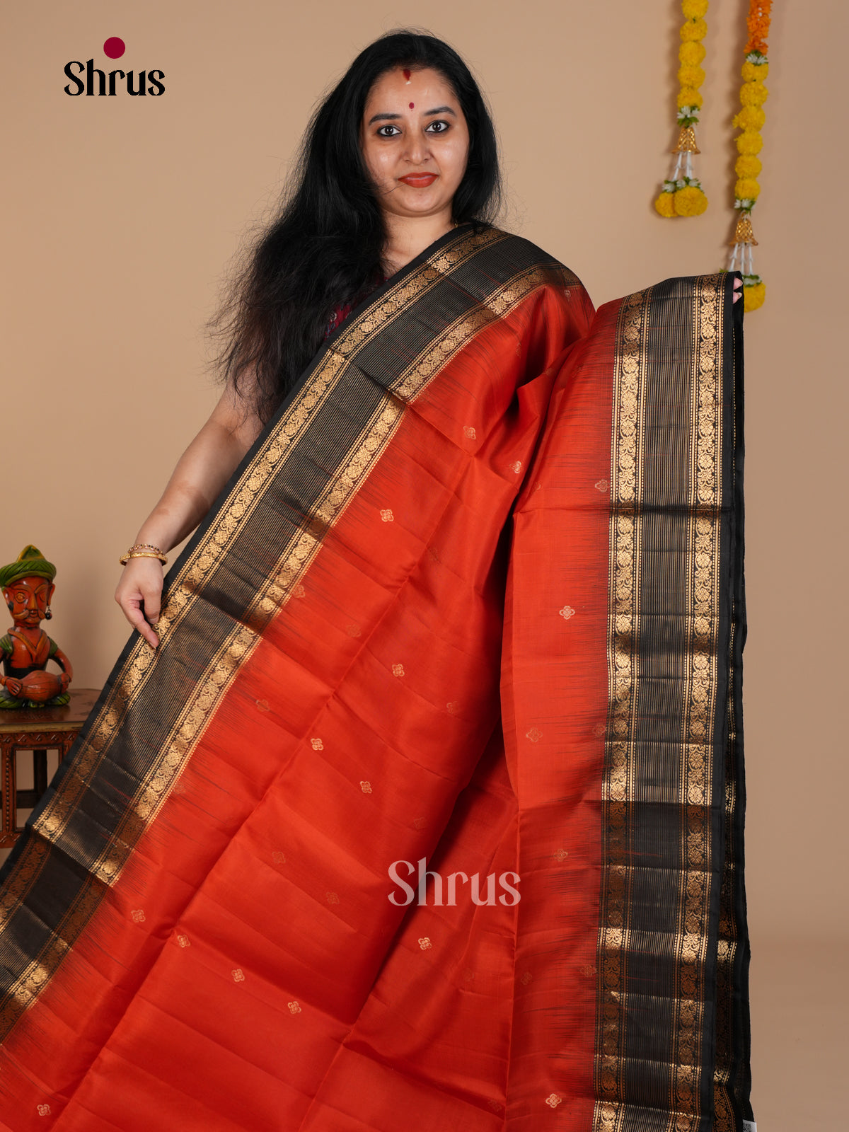 Soft Silk Saree - EDS08063 - Shop on Shrus.com