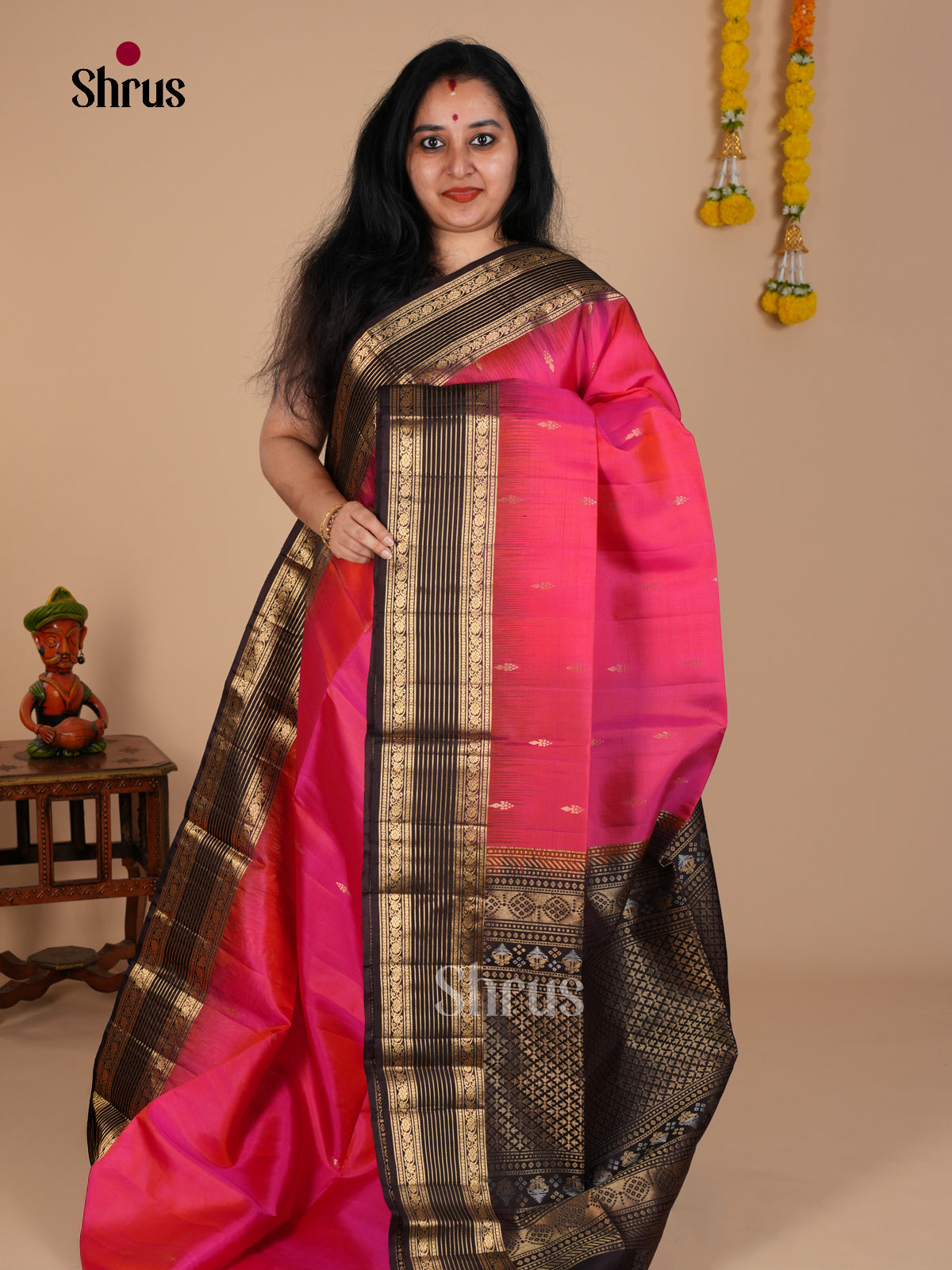 Soft Silk Saree - EDS08064 - Shop on Shrus.com
