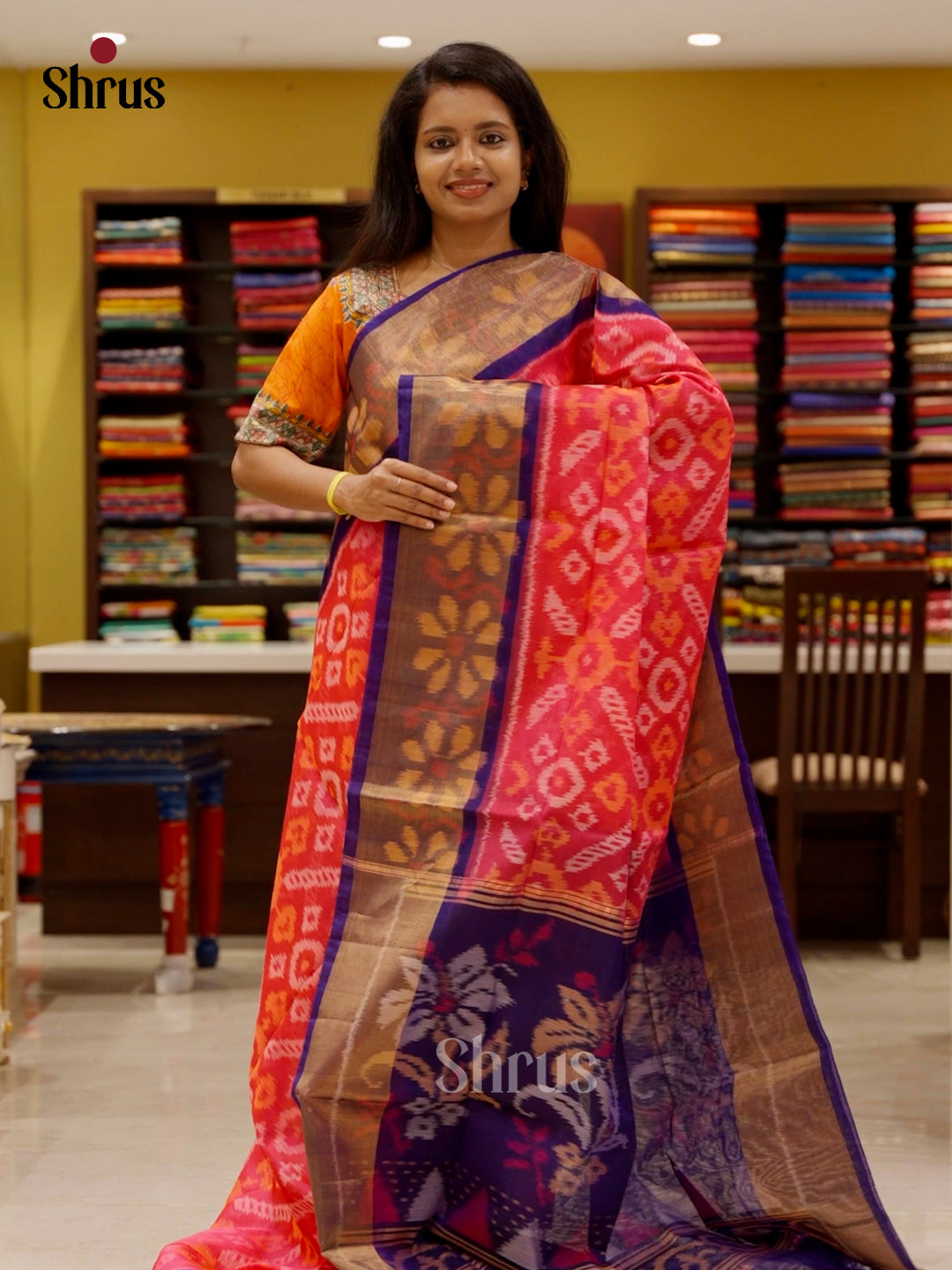 Pochampally sico Saree - EDS11264 - Shop on Shrus.com