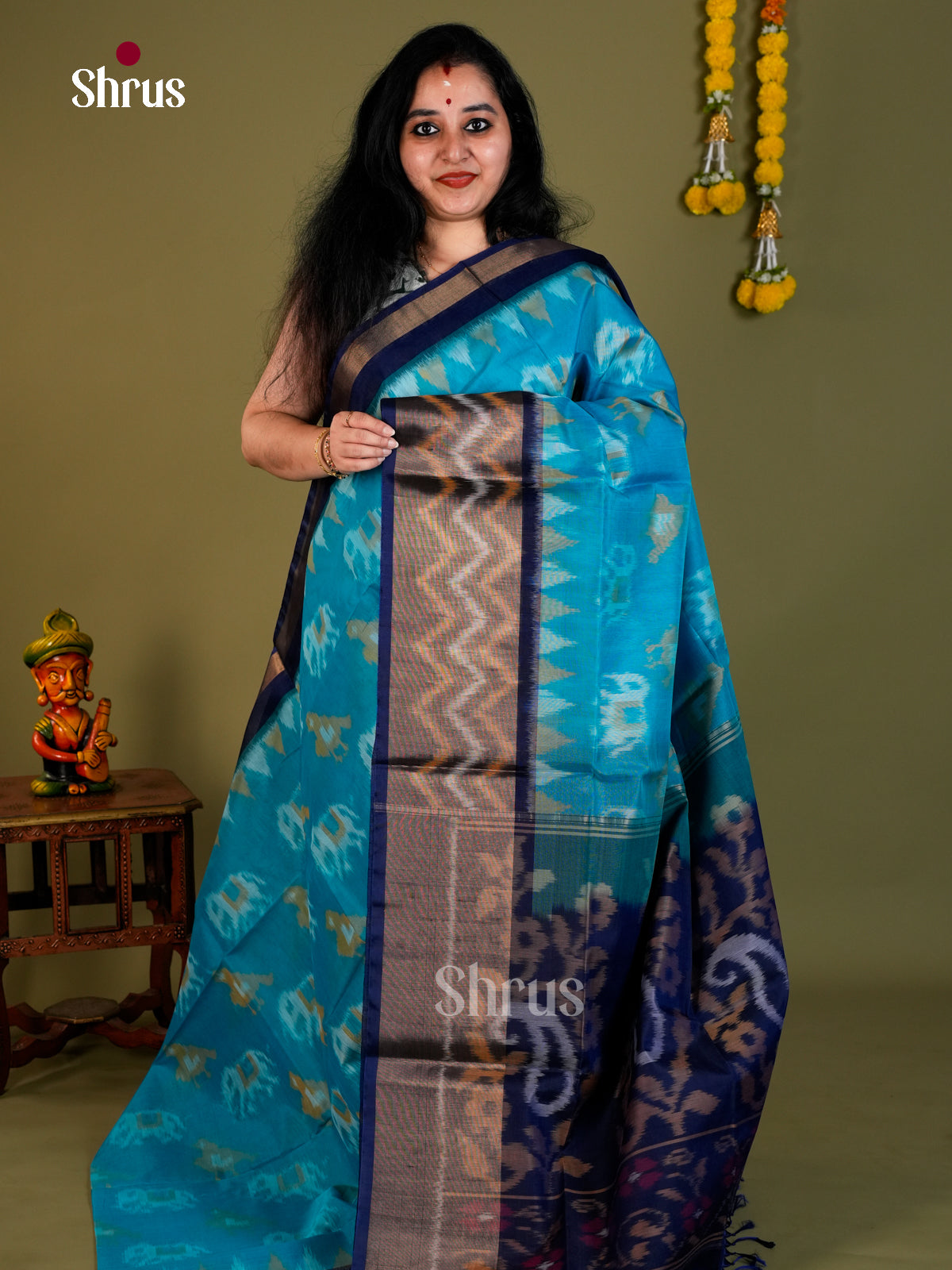 Pochampally sico Saree - EDS11266 - Shop on Shrus.com