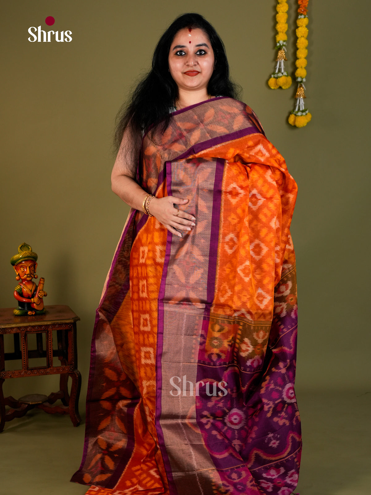 Pochampally sico Saree - EDS11274 - Shop on Shrus.com