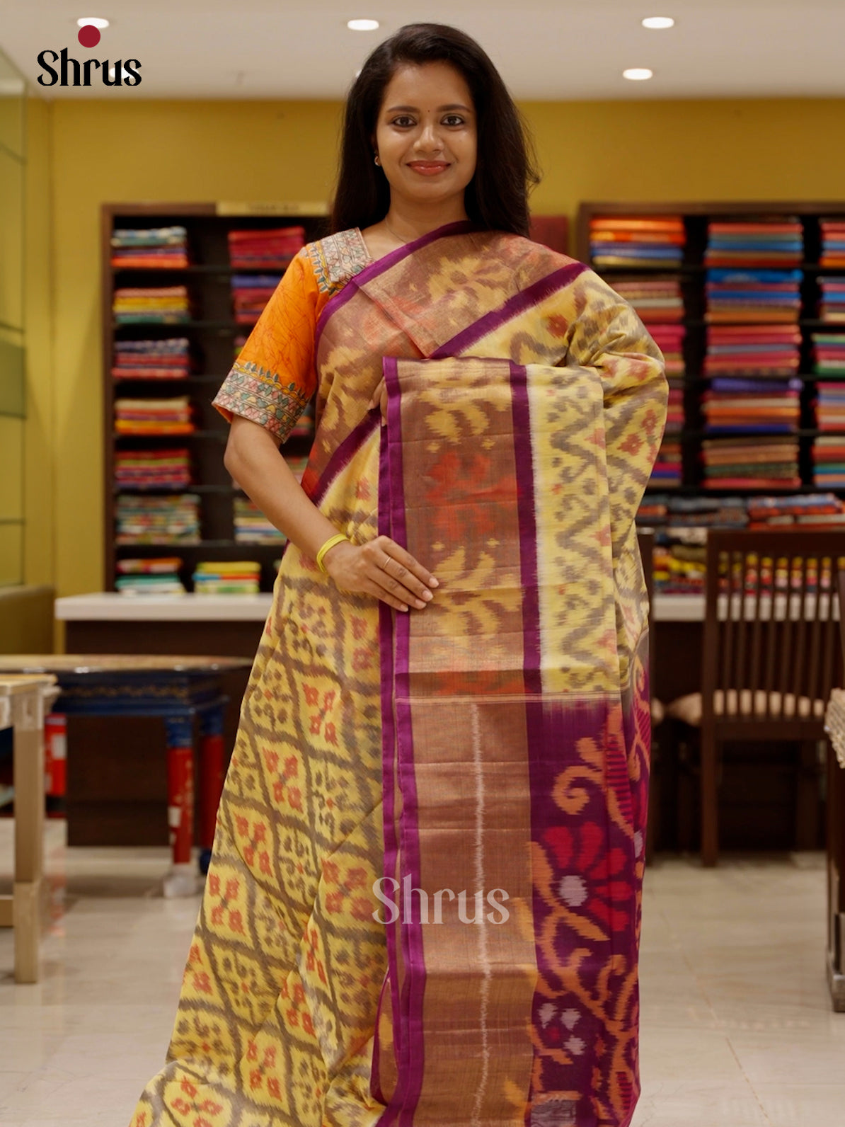 Pochampally sico Saree - EDS11276 - Shop on Shrus.com