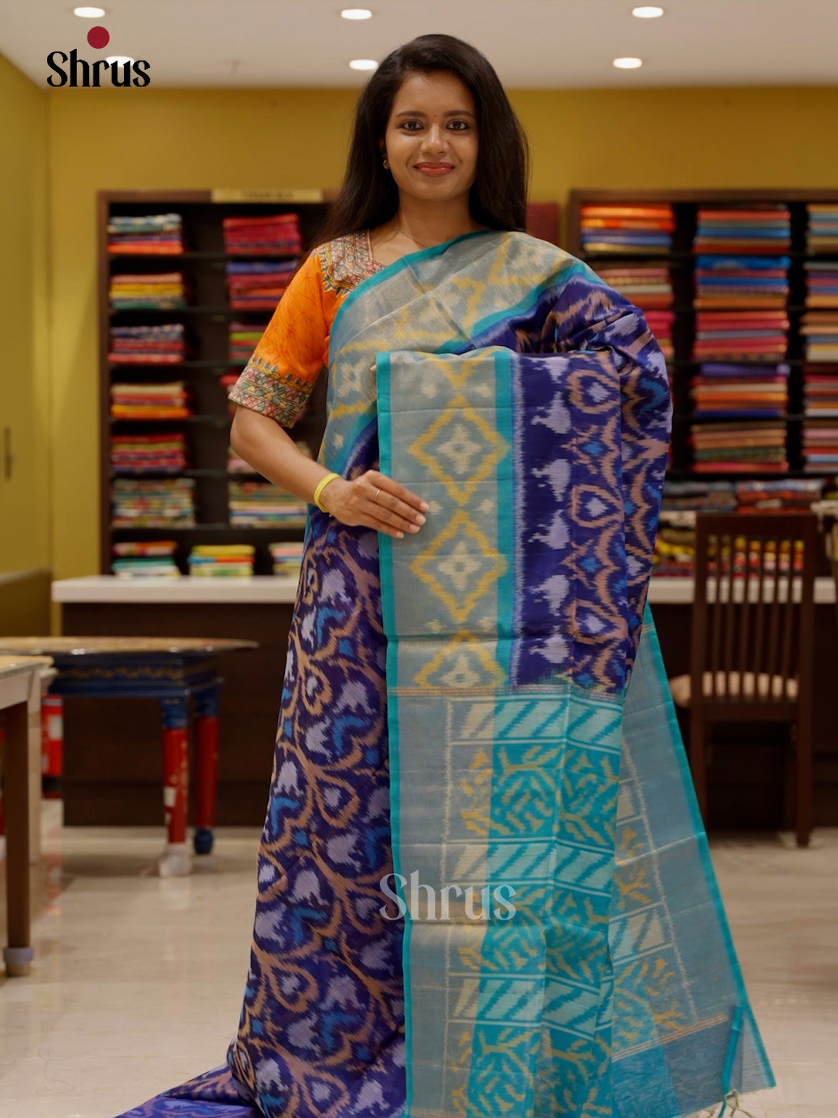 Pochampally sico Saree - EDS11278 - Shop on Shrus.com