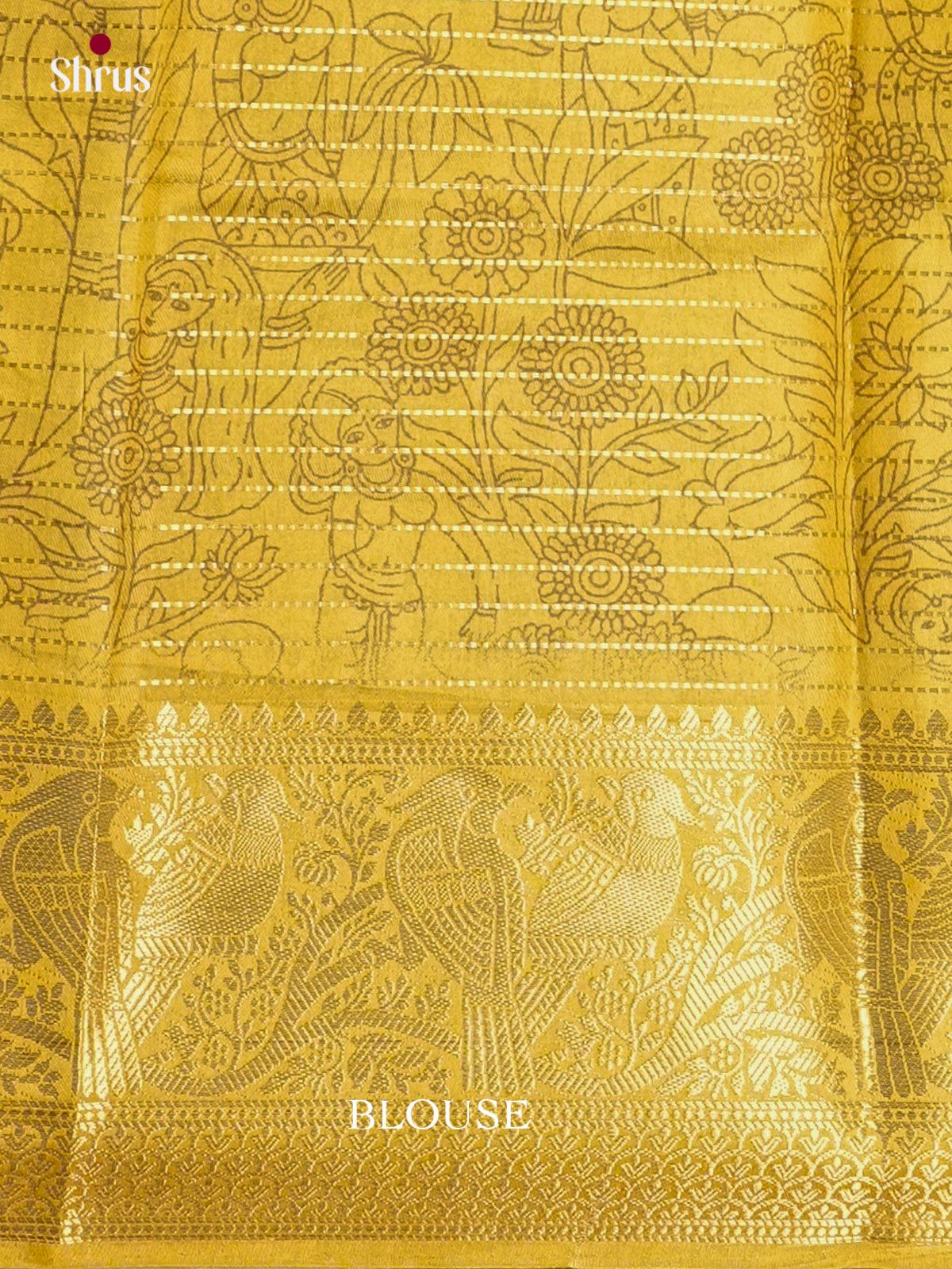 Semi Tussar Saree - EDS16002 - Shop on Shrus.com