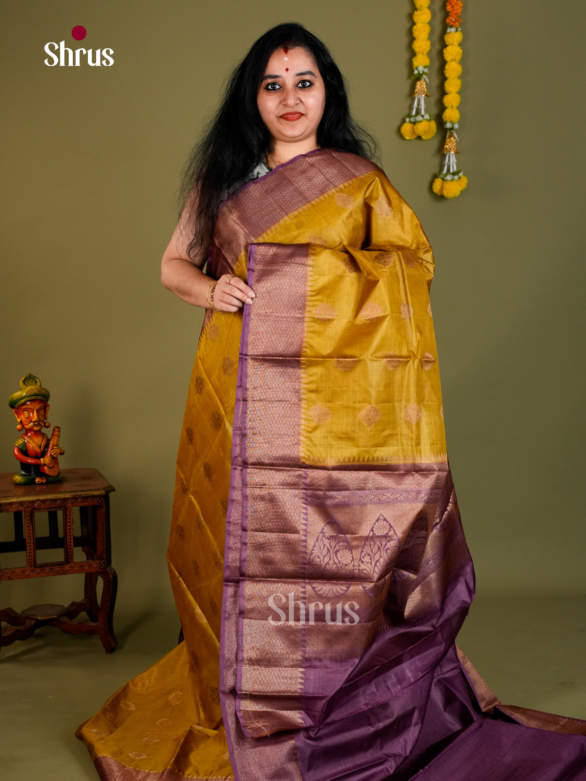 Tussar Saree - EDS18001 - Shop on Shrus.com