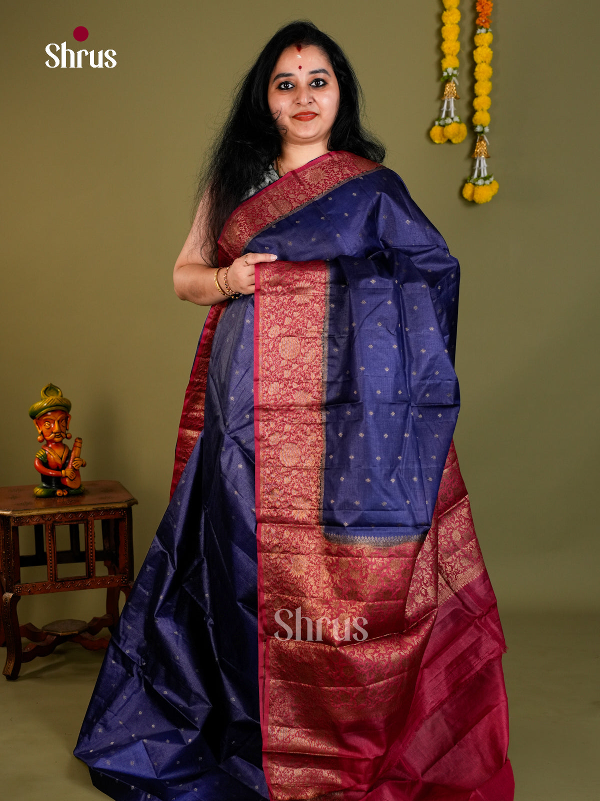 Tussar Saree - EDS18004 - Shop on Shrus.com