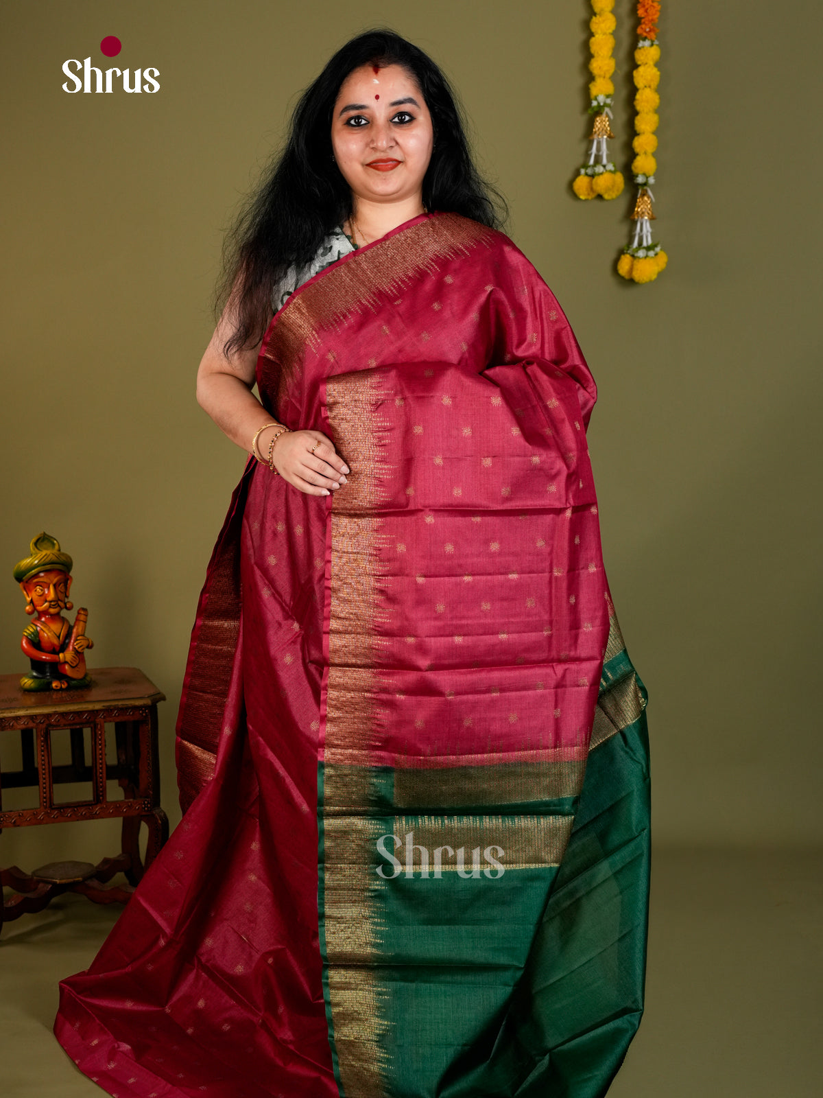Tussar Saree - EDS18014 - Shop on Shrus.com