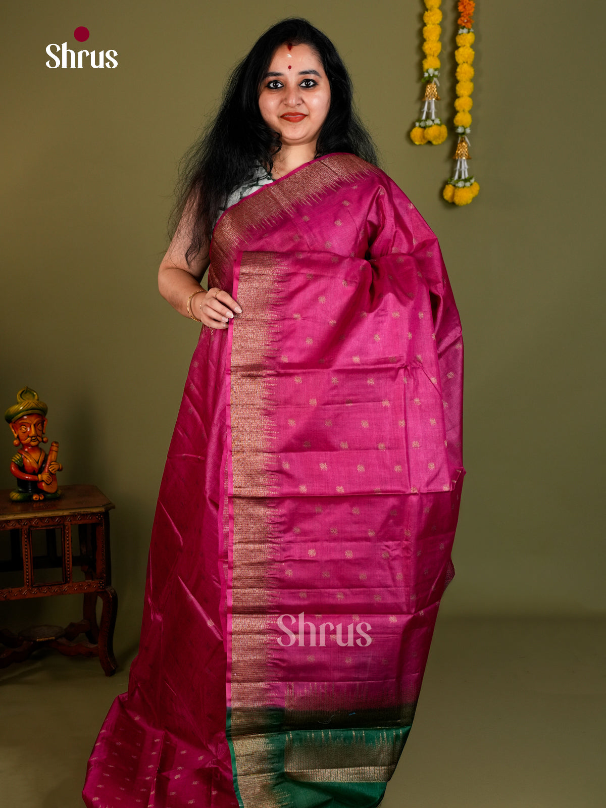 Tussar Saree - EDS18017 - Shop on Shrus.com