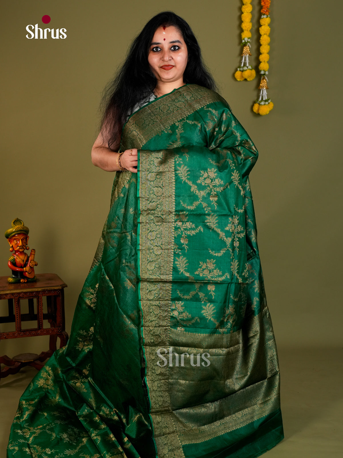 Tussar Saree - EDS18019 - Shop on Shrus.com