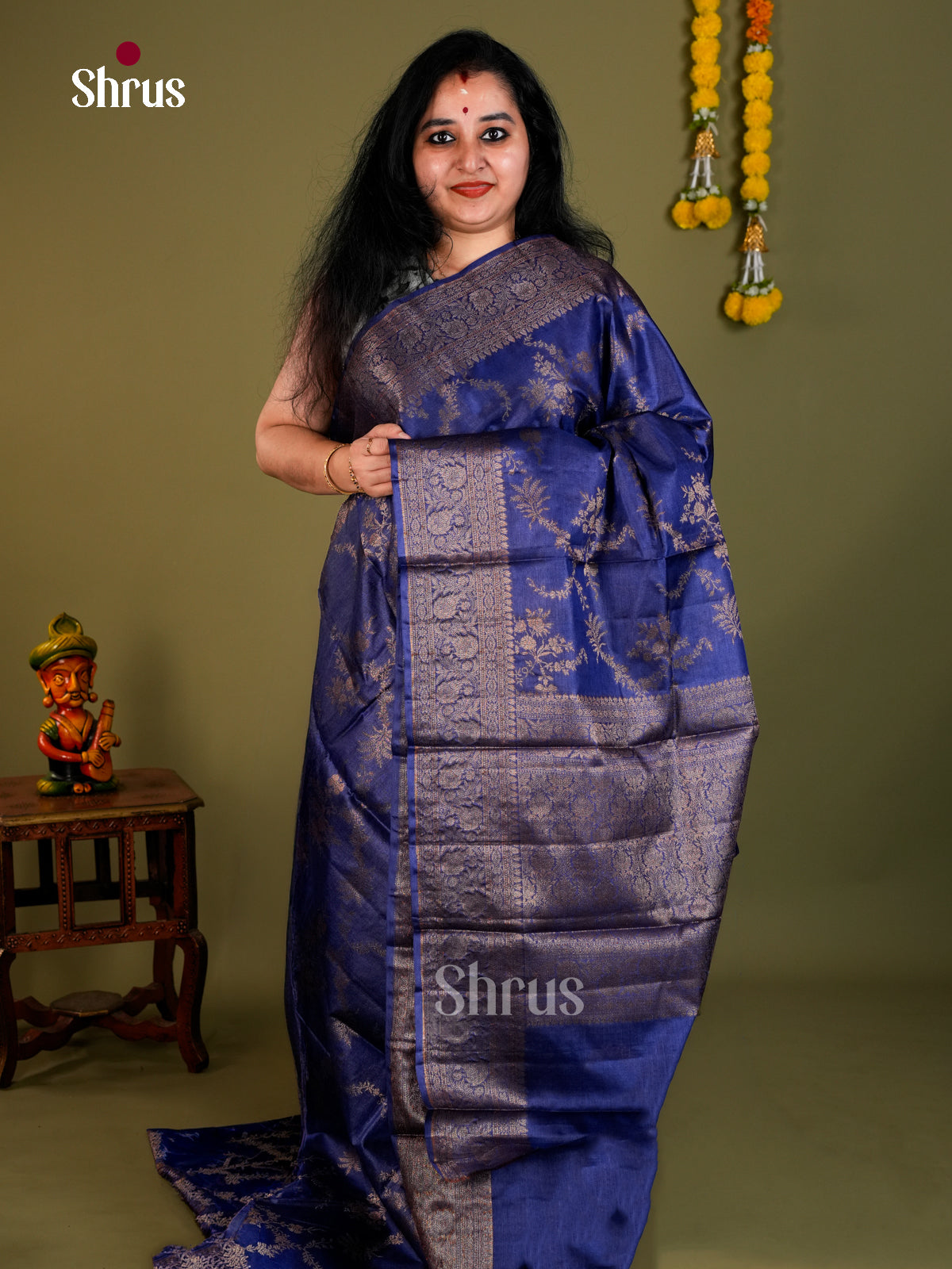 Tussar Saree - EDS18021 - Shop on Shrus.com