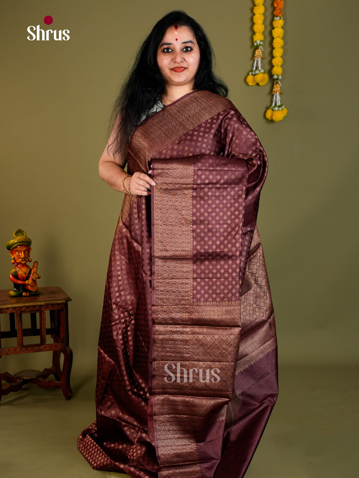 Tussar Saree - EDS18025 - Shop on Shrus.com