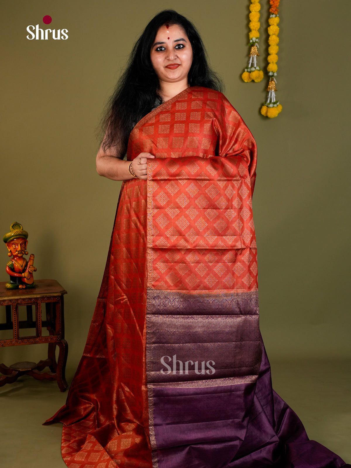 Tussar Saree - EDS18028 - Shop on Shrus.com