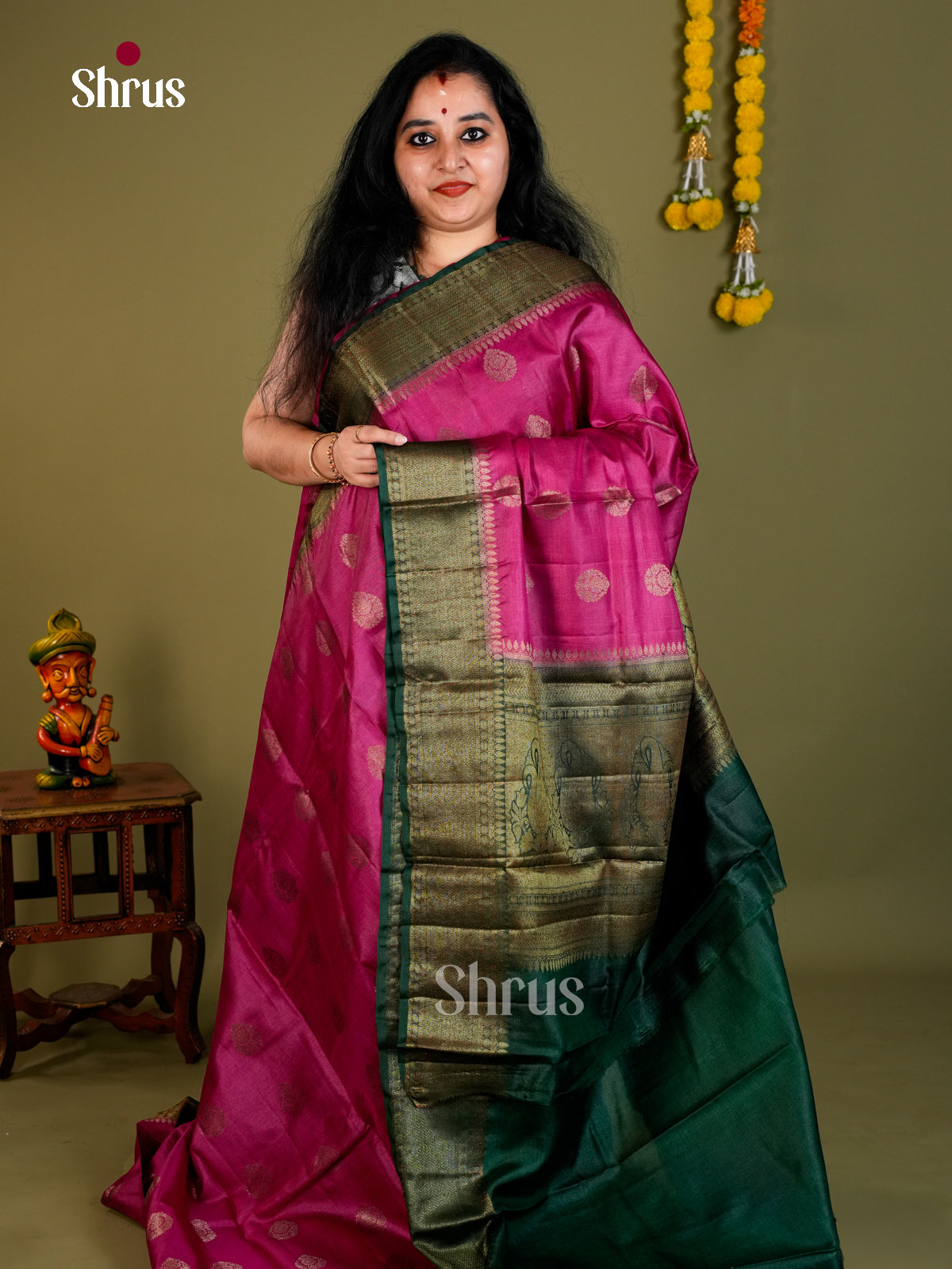 Tussar Saree - EDS18052 - Shop on Shrus.com