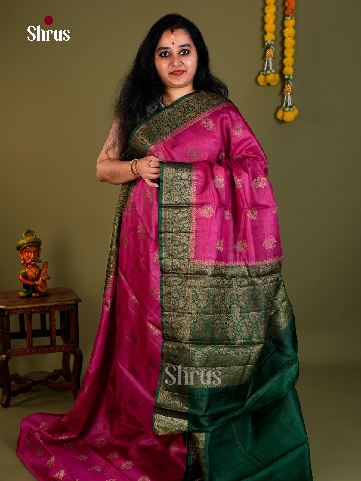 Tussar Saree - EDS18057 - Shop on Shrus.com