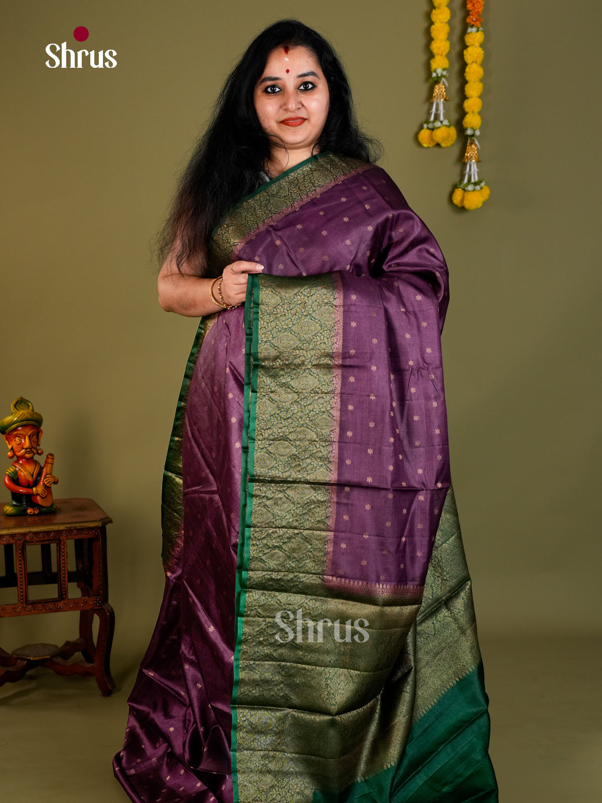 Tussar Saree - EDS18060 - Shop on Shrus.com