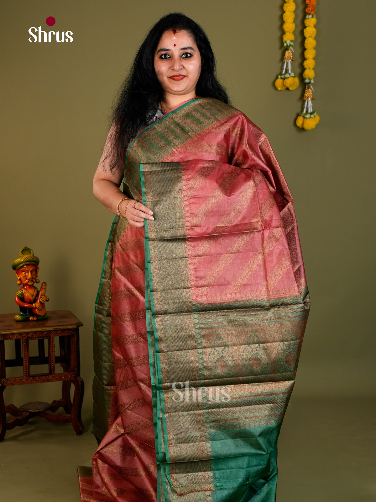 Tussar Saree - EDS18071 - Shop on Shrus.com
