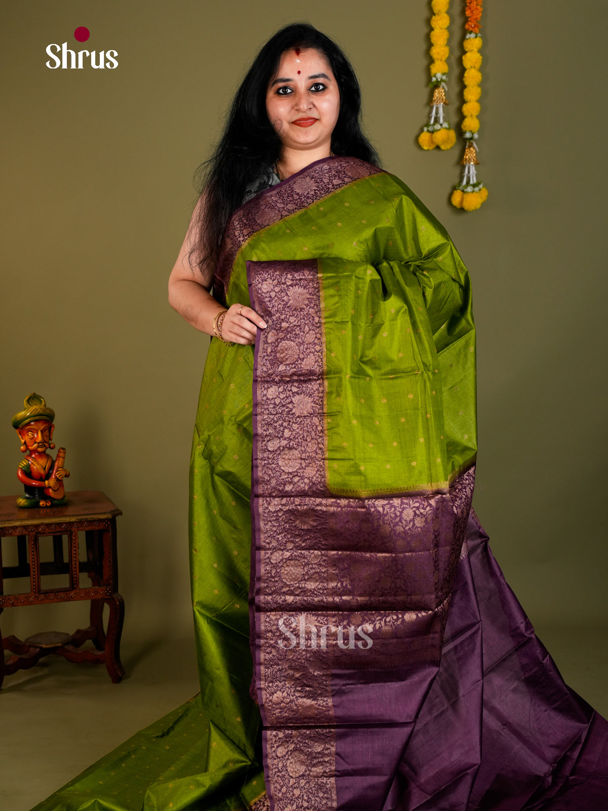 Tussar Saree - EDS18074 - Shop on Shrus.com