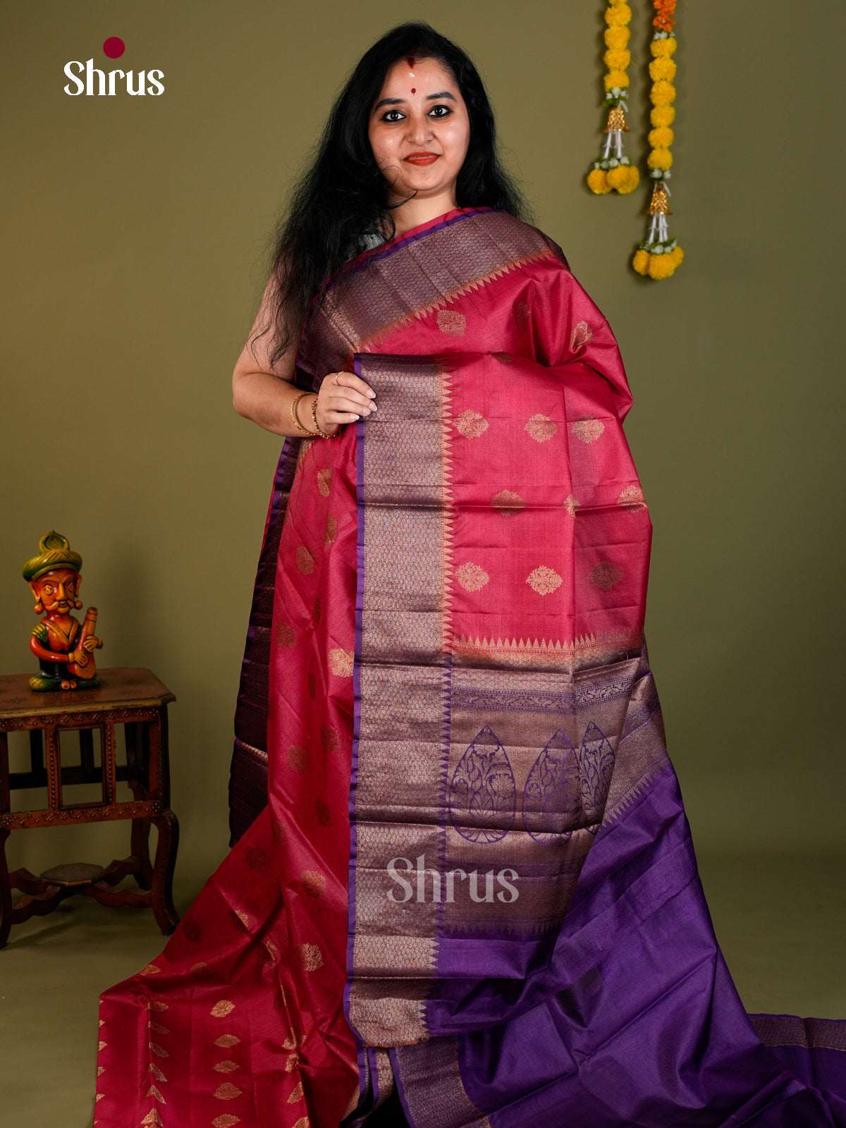 Tussar Saree - EDS18087 - Shop on Shrus.com