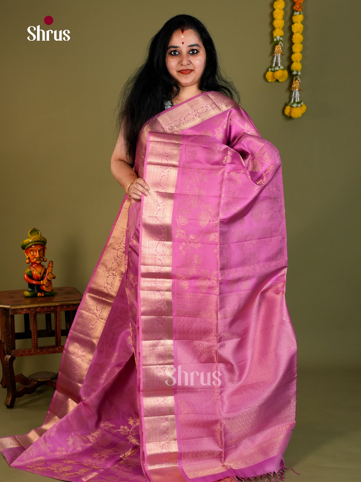 Soft Silk Saree - EDS18100 - Shop on Shrus.com