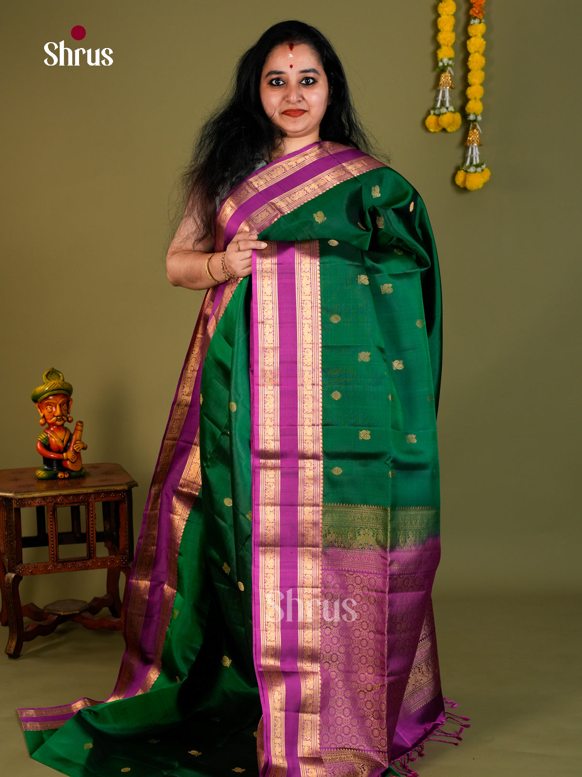 Soft Silk Saree - EDS18103 - Shop on Shrus.com