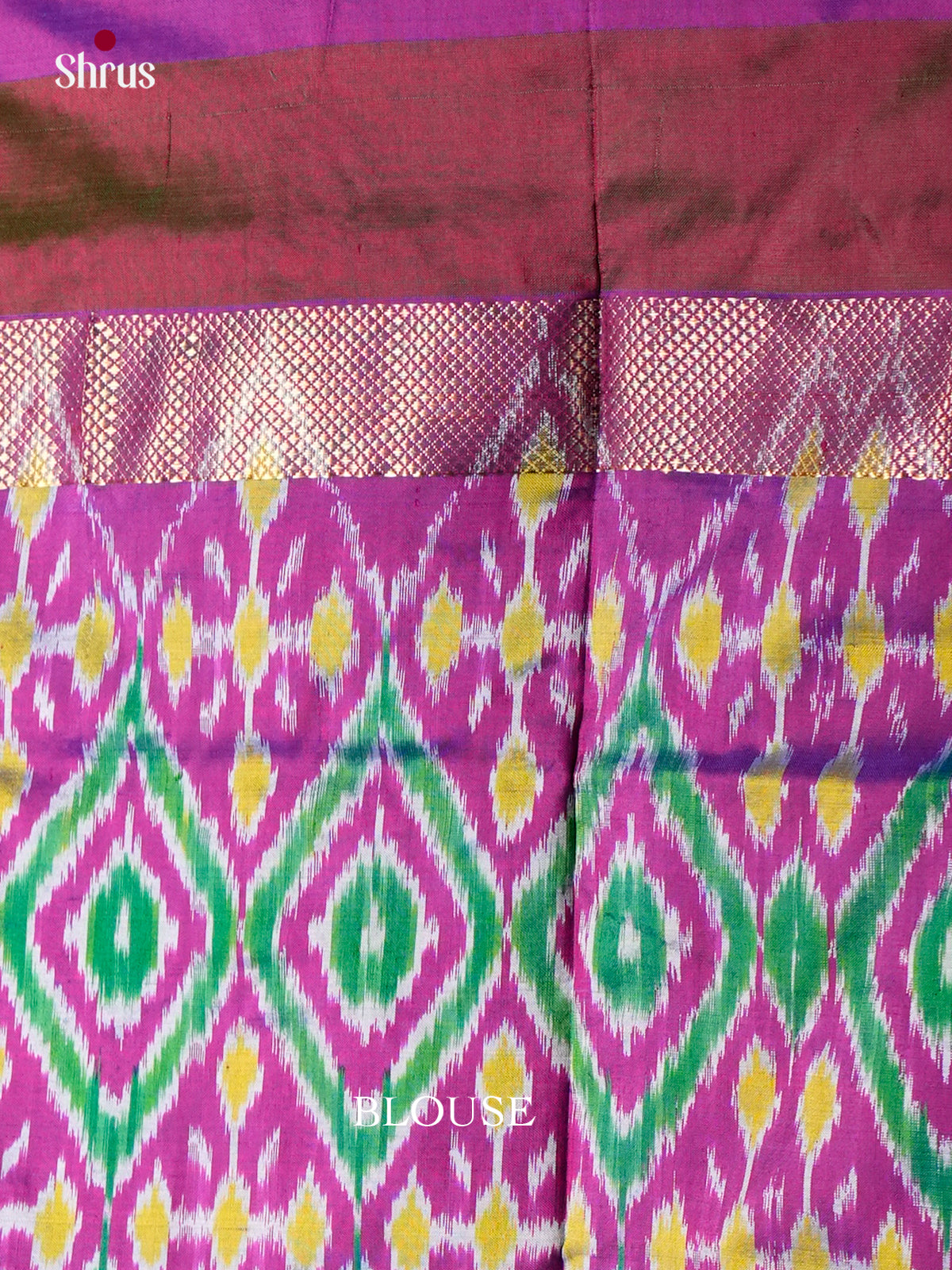Ikkat Silk Saree - EDS18111 - Shop on Shrus.com