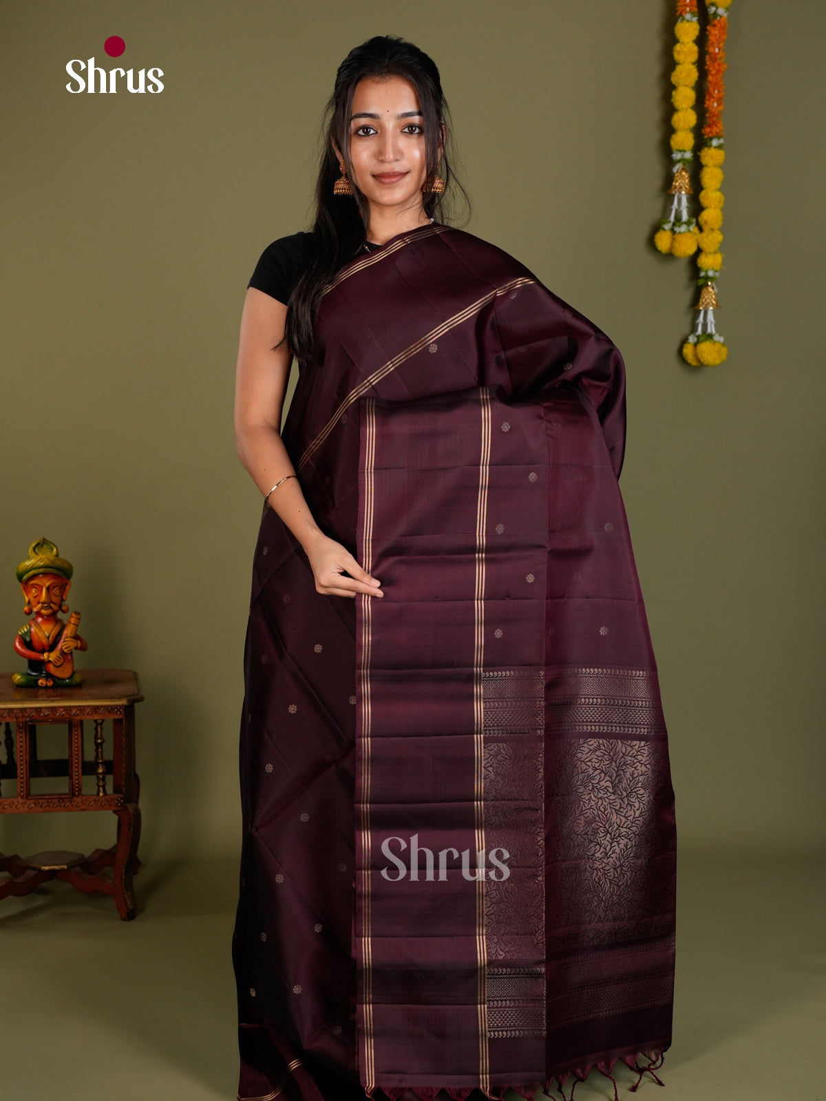 Soft Silk Saree - EDS20020 - Shop on Shrus.com