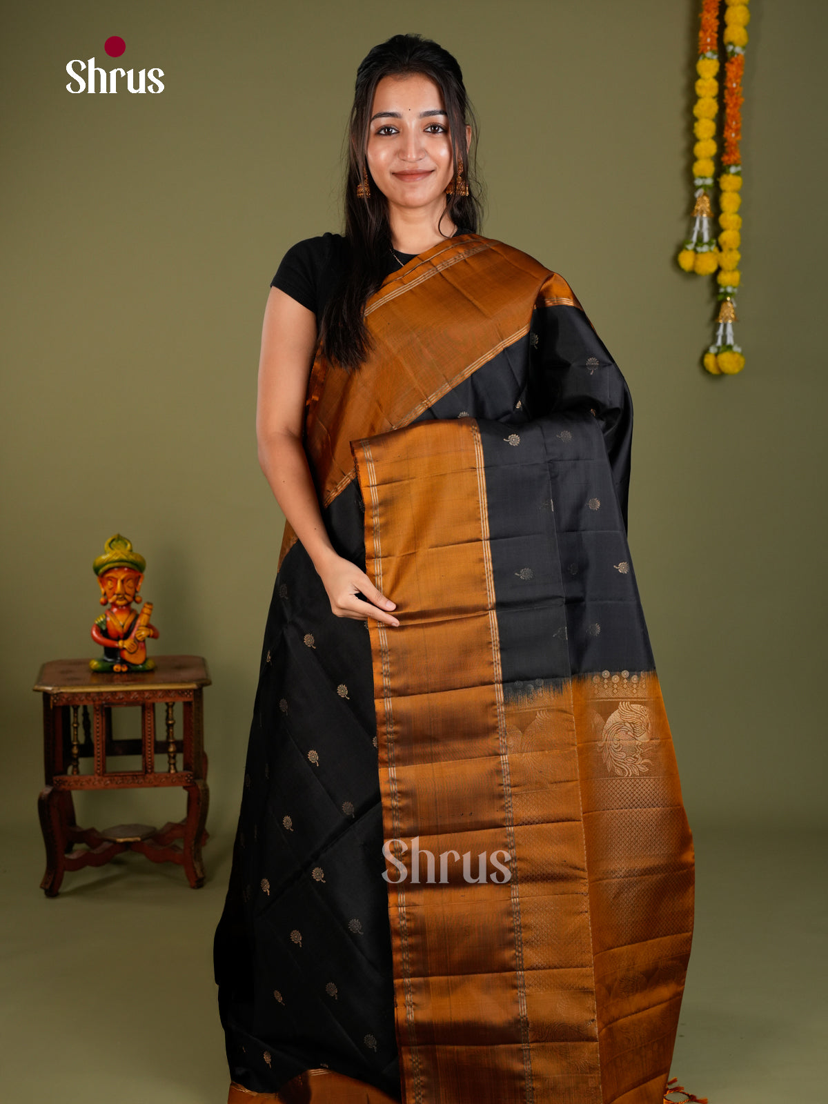 Soft Silk Saree - EDS20025 - Shop on Shrus.com