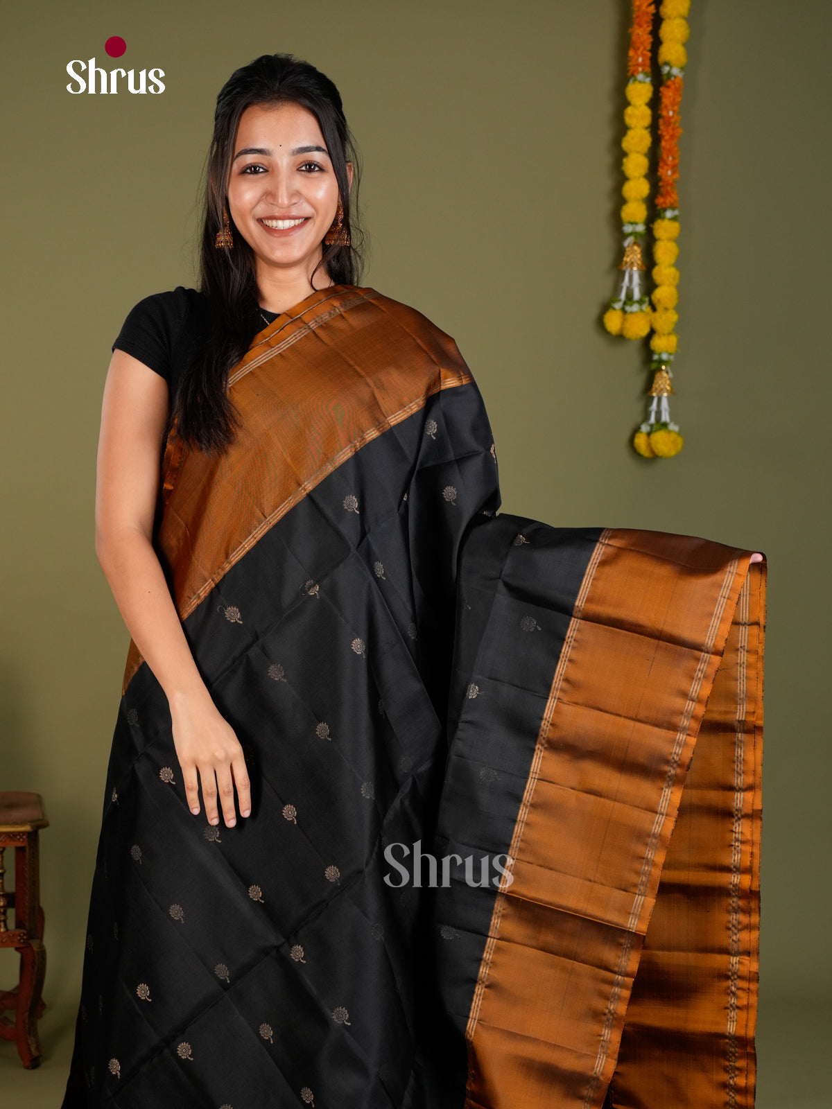 Soft Silk Saree - EDS20025 - Shop on Shrus.com