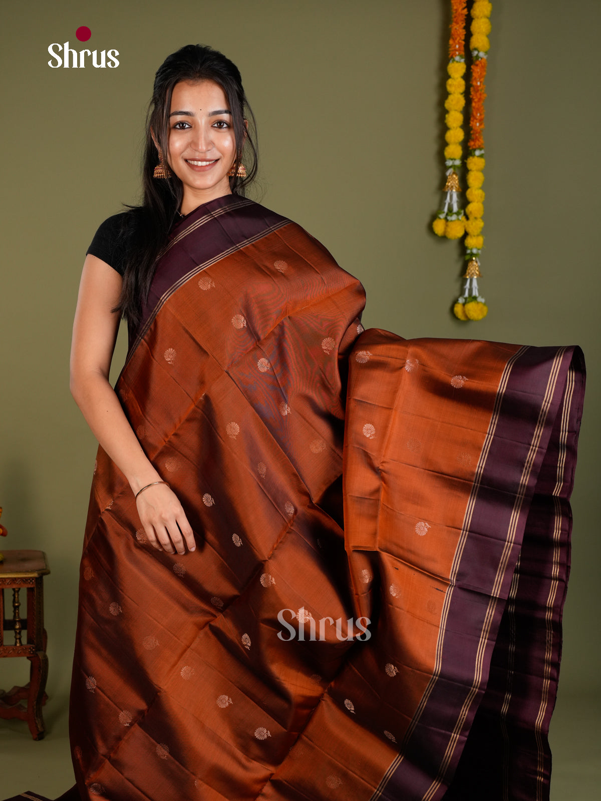 Soft Silk Saree - EDS20028 - Shop on Shrus.com