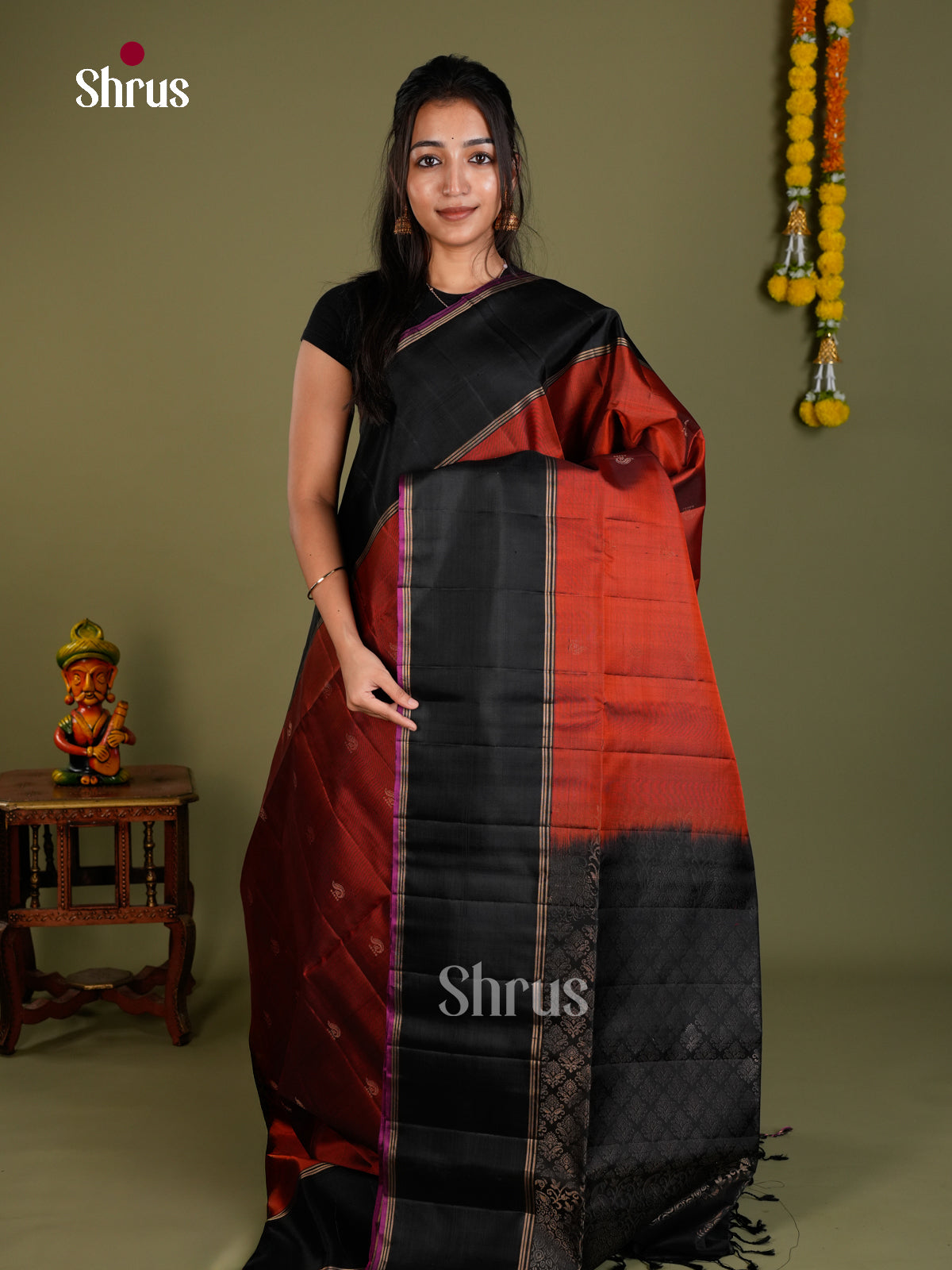 Soft Silk Saree - EDS20032 - Shop on Shrus.com