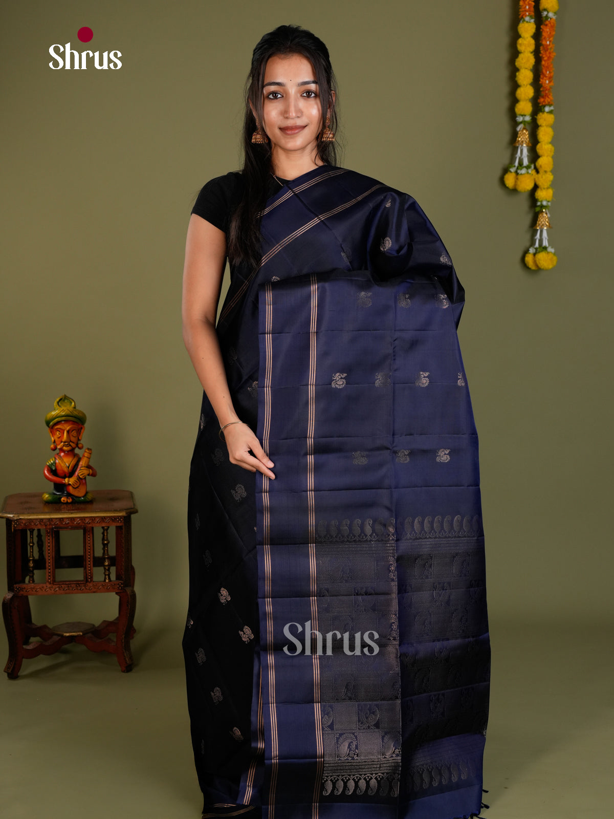 Soft Silk Saree - EDS20035 - Shop on Shrus.com