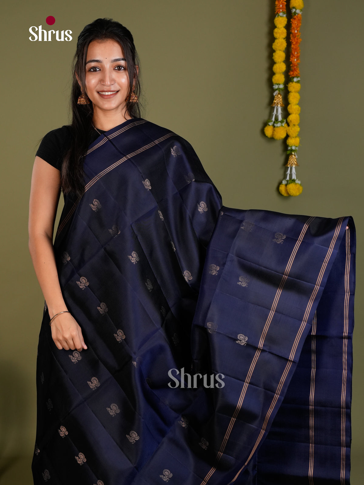 Soft Silk Saree - EDS20035 - Shop on Shrus.com
