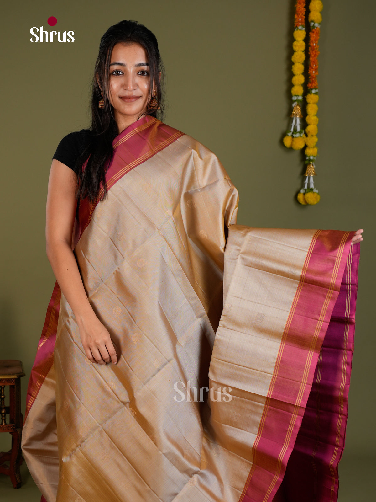 Soft Silk Saree - EDS20037 - Shop on Shrus.com