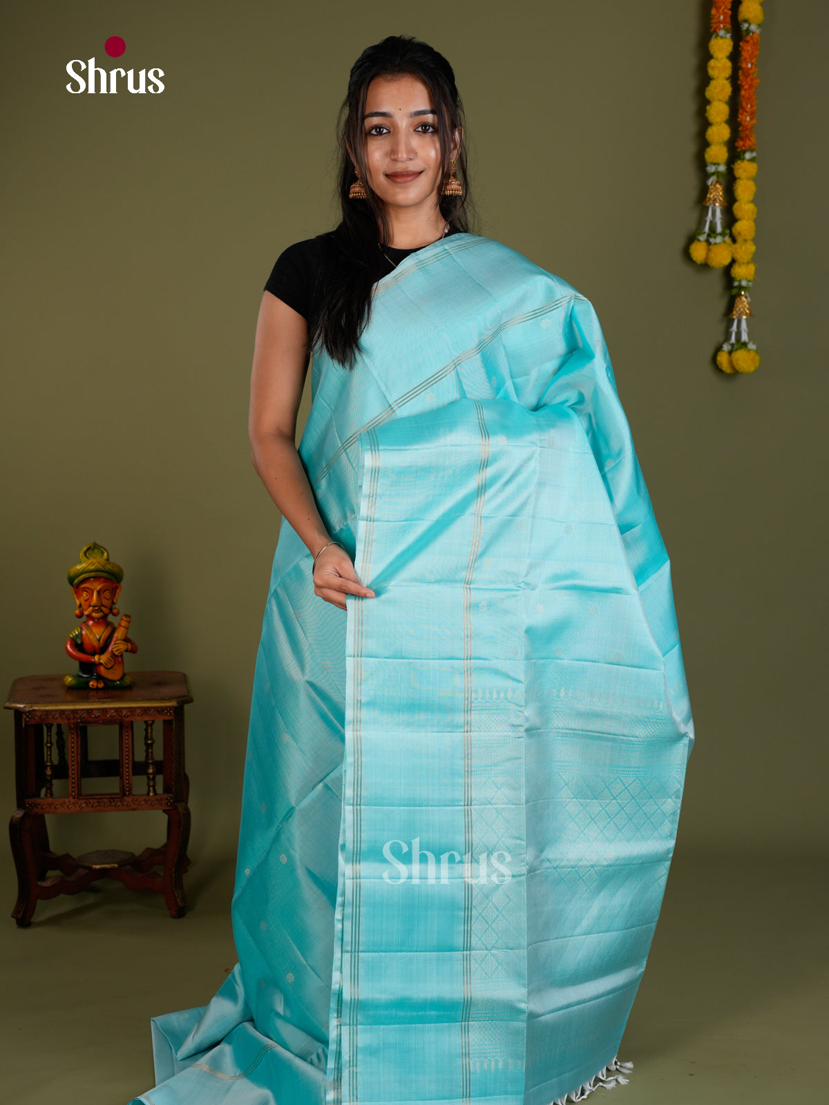 Soft Silk Saree - EDS20042 - Shop on Shrus.com
