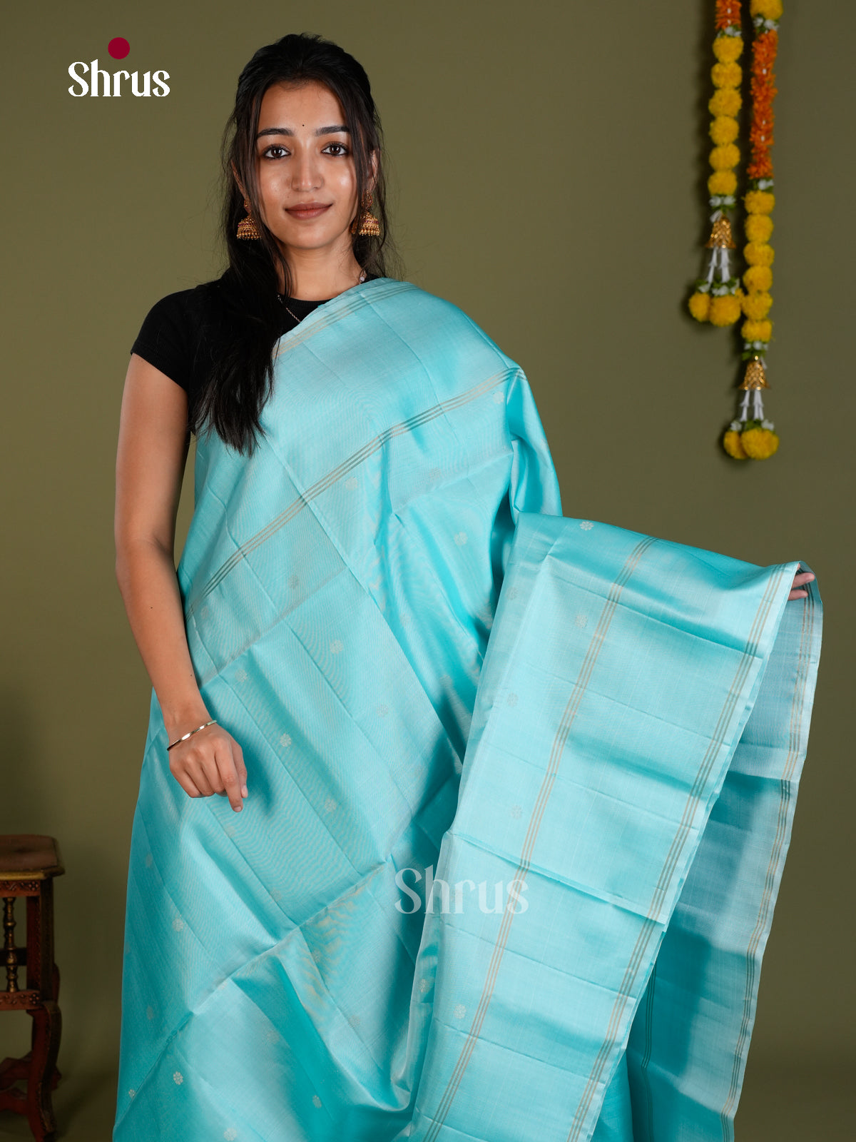 Soft Silk Saree - EDS20042 - Shop on Shrus.com