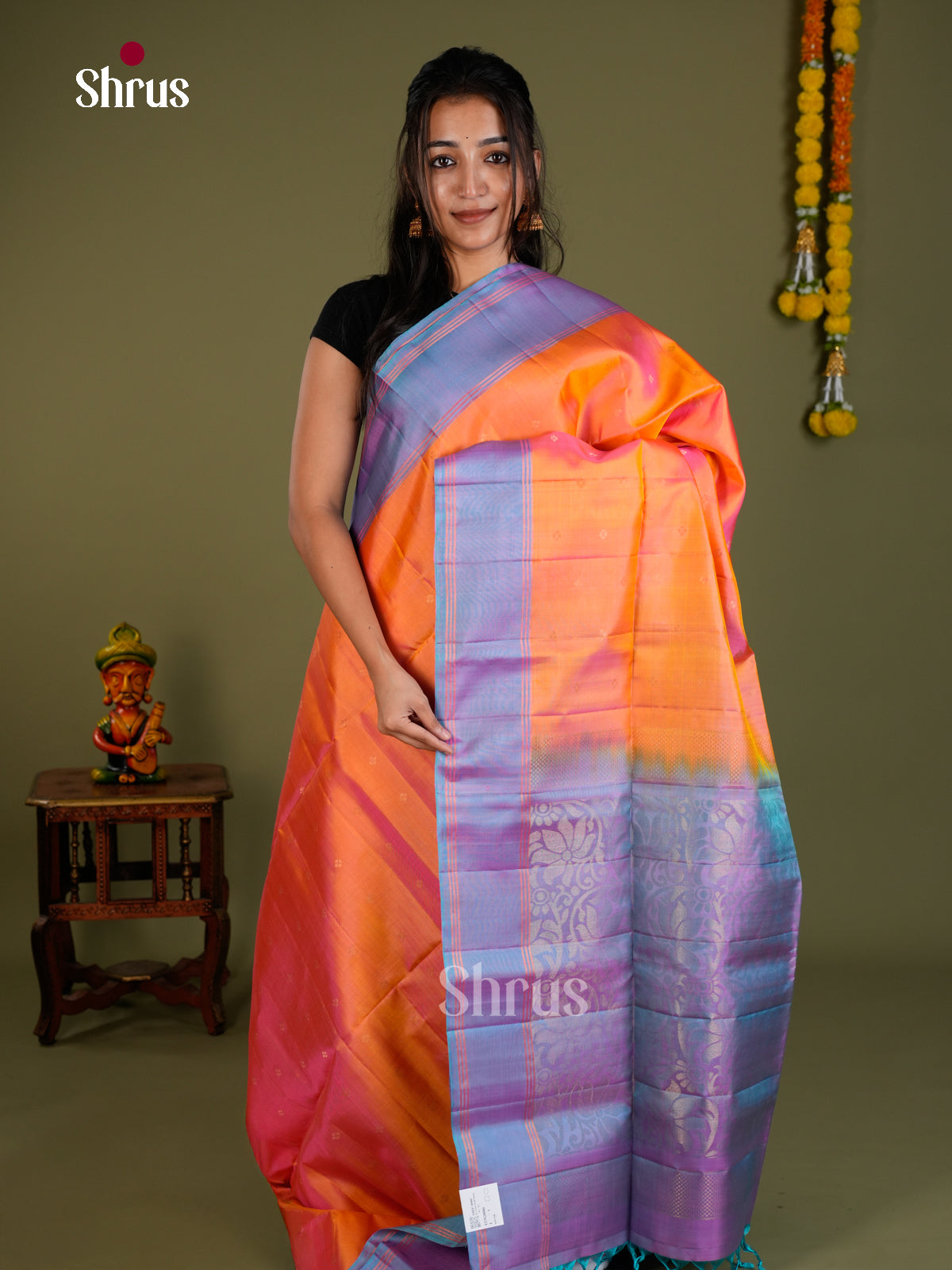 Soft Silk Saree - EDS20046 - Shop on Shrus.com