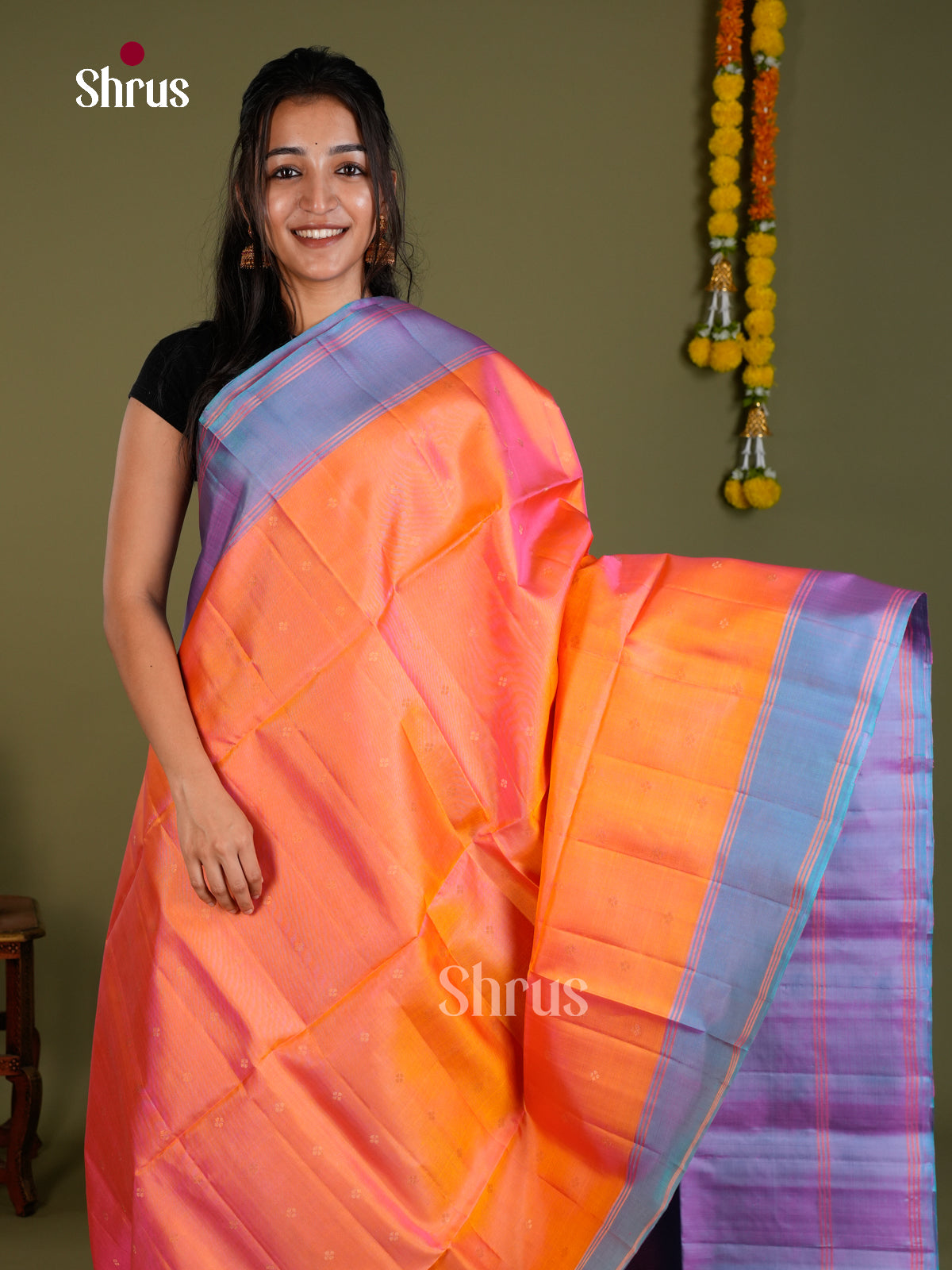 Soft Silk Saree - EDS20046 - Shop on Shrus.com