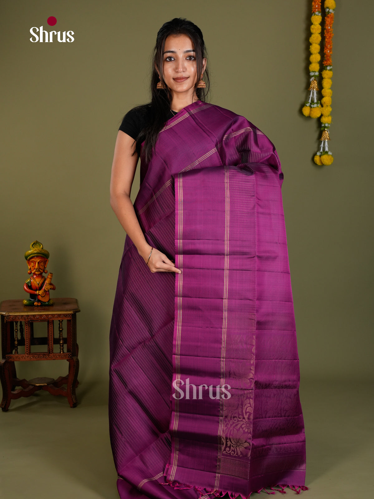 Soft Silk Saree - EDS20048 - Shop on Shrus.com