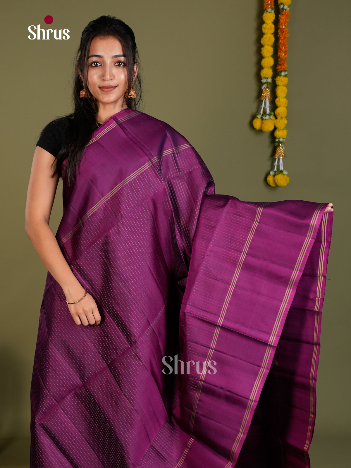 Soft Silk Saree - EDS20048 - Shop on Shrus.com