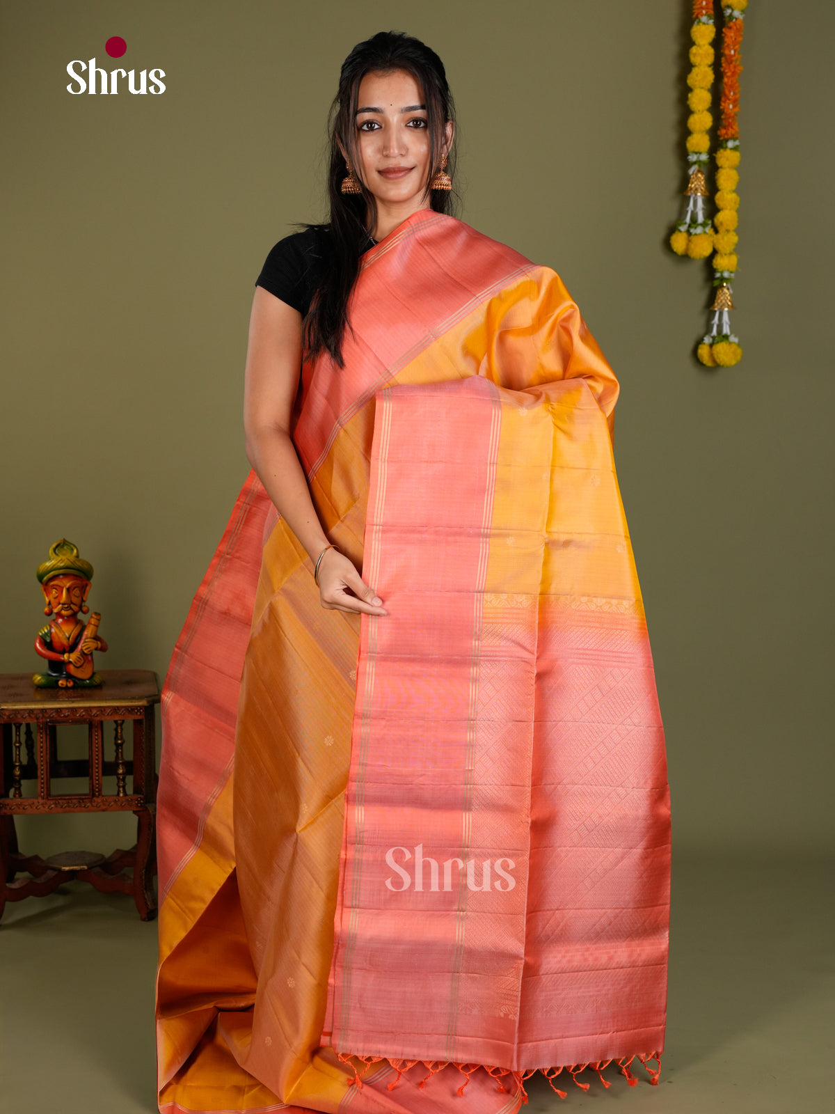 Soft Silk Saree - EDS20050 - Shop on Shrus.com