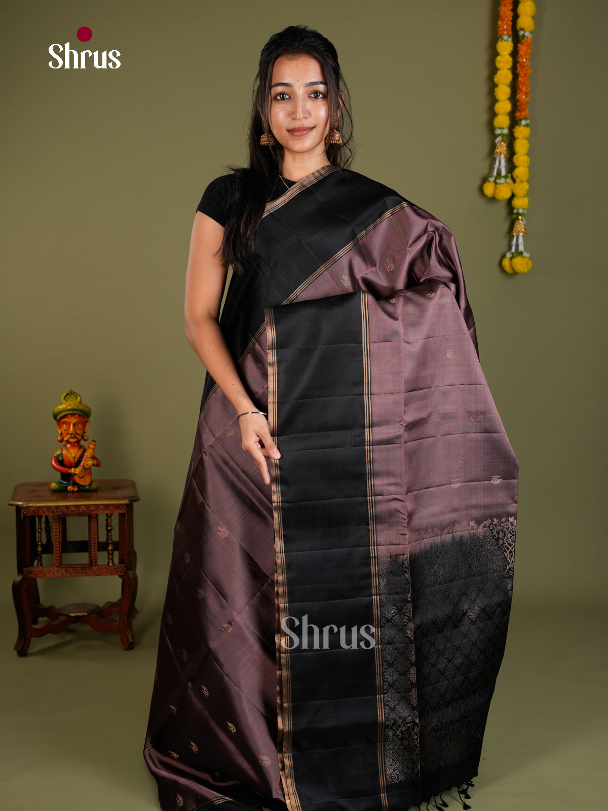 Soft Silk Saree - EDS20052 - Shop on Shrus.com
