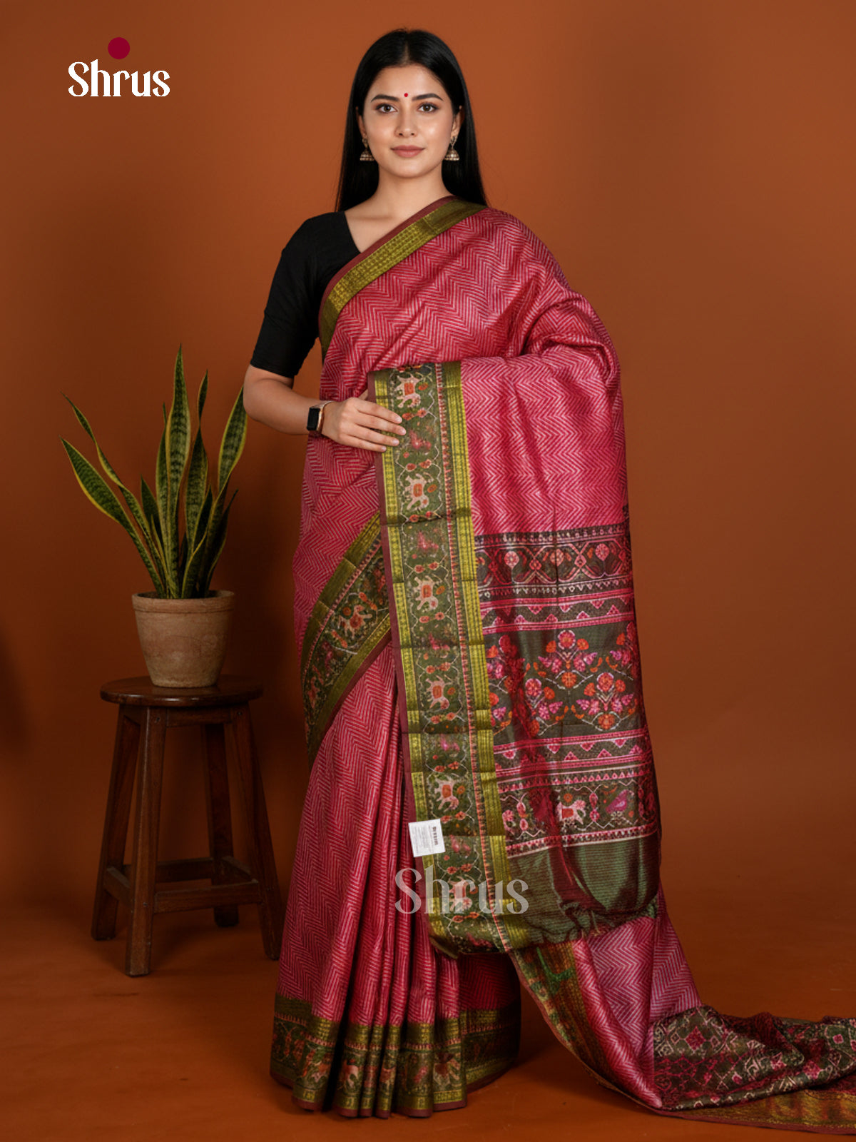 Semi Patola Saree - EDS21036 - Shop on Shrus.com
