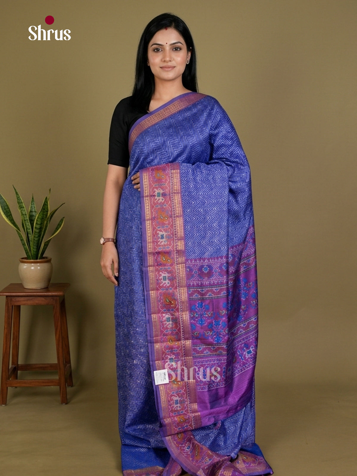 Semi Patola Saree - EDS21060 - Shop on Shrus.com