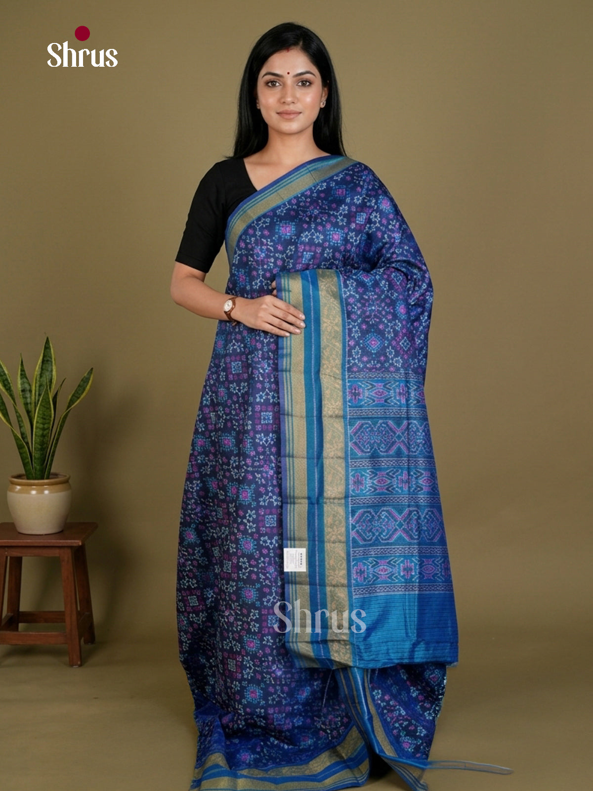 Semi Patola Saree - EDS21061 - Shop on Shrus.com