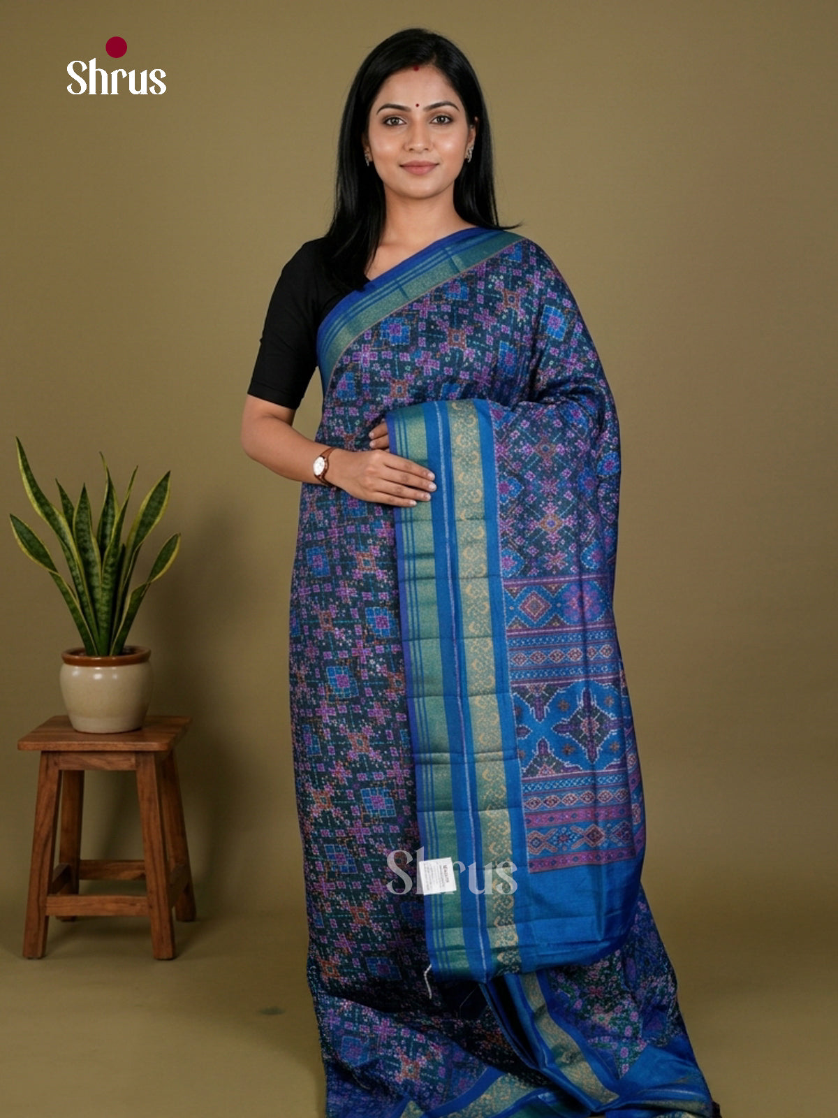 Semi Patola Saree - EDS21062 - Shop on Shrus.com