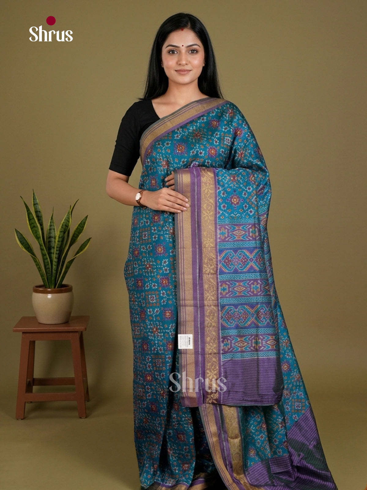 Semi Patola Saree - EDS21064 - Shop on Shrus.com
